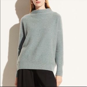 NWOT Vince 100% Cashmere Knit Funnel Neck Pullover Sweater